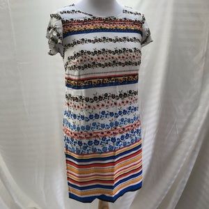 💥 Host Pick 💥Cute Kensie colorful shift dress size large